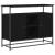 Bufet Stejar negru 100 x 35 x 80 cm Lemn compozit GartenMobel Dekor