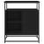 Bufet Stejar negru 69 x 35 x 80 cm Lemn compozit GartenMobel Dekor