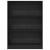 Raft de Cărți Stejar negru 80 x 24 x 109 cm Lemn compozit GartenMobel Dekor