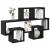 Raft de perete Stejar negru 82 x 15 x 51 cm Lemn compozit GartenMobel Dekor