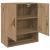 Dulap de perete stejar artizanal 60 x 31 x 70 cm Lemn compozit GartenMobel Dekor