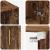 Dulap de perete Lemn vechi 60 x 31 x 70 cm Lemn compozit GartenMobel Dekor