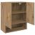Dulap de perete stejar artizanal 60 x 31 x 70 cm Lemn compozit GartenMobel Dekor