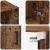 Dulap de perete Lemn vechi 60 x 31 x 70 cm Lemn compozit GartenMobel Dekor