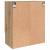 Dulap de perete stejar artizanal 60 x 31 x 70 cm Lemn compozit GartenMobel Dekor