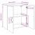 Dulap de perete Lemn vechi 60 x 31 x 60 cm Lemn compozit GartenMobel Dekor
