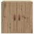Dulap de perete stejar artizanal 60 x 31 x 60 cm Lemn compozit GartenMobel Dekor