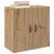 Dulap de perete stejar artizanal 60 x 31 x 60 cm Lemn compozit GartenMobel Dekor