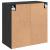 Dulap de perete Stejar negru 60 x 31 x 60 cm Lemn compozit GartenMobel Dekor
