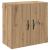 Dulap de perete stejar artizanal 60 x 31 x 60 cm Lemn compozit GartenMobel Dekor