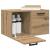 Dulap de perete Pe perete stejar artizanal 60 x 36.5 x 35 cm GartenMobel Dekor