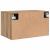 Dulap de perete Pe perete stejar artizanal 60 x 36.5 x 35 cm GartenMobel Dekor
