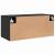 Dulap de perete Stejar negru 80 x 36.5 x 35 cm Lemn compozit GartenMobel Dekor