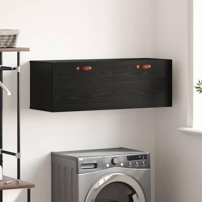 Dulap de perete Stejar negru 100 x 36.5 x 35 cm Lemn compozit GartenMobel Dekor