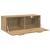 Dulap de perete Pe perete stejar artizanal 100 x 36.5 x 35 cm GartenMobel Dekor
