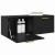 Dulap de perete Stejar negru 100 x 36.5 x 35 cm Lemn compozit GartenMobel Dekor