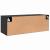 Dulap de perete Stejar negru 100 x 36.5 x 35 cm Lemn compozit GartenMobel Dekor