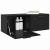 Dulap de perete Stejar negru 100 x 36.5 x 35 cm Lemn compozit GartenMobel Dekor