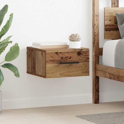 Dulap de noapte Lemn vechi 35 x 35 x 20 cm Lemn compozit GartenMobel Dekor