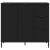 Bufet cu sertar Negru 89.5 x 33 x 82 cm Lemn compozit GartenMobel Dekor