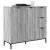 Bufet cu sertar sonoma gri 89.5 x 33 x 82 cm Lemn compozit GartenMobel Dekor