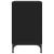 Mese de noptieră 2 pcs Negru 49 x 36 x 61 cm Lemn compozit GartenMobel Dekor