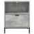 Mese de noptieră 2 pcs Gri beton 49 x 36 x 61 cm Lemn compozit GartenMobel Dekor