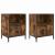 Mese de noptieră cu sertar 2 pcs Stejar afumat 49 x 36 x 61 cm GartenMobel Dekor