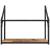 Raft de perete cu raft Lemn vechi 60 x 21 x 51 cm Lemn compozit GartenMobel Dekor