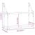Raft de perete cu raft Lemn vechi 60 x 21 x 51 cm Lemn compozit GartenMobel Dekor