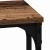 Masă de Cafea cu Tăvi Lăsate 3 pcs Lemn vechi 50.5 x 35 x 53 cm GartenMobel Dekor
