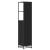 Dulap de Baie cu sertar cu raft Stejar negru 35 x 37.5 x 166 cm GartenMobel Dekor
