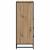 Dulap de Baie stejar artizanal 35 x 37.5 x 100 cm Lemn compozit GartenMobel Dekor