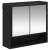 Dulap cu oglindă pentru baie Stejar negru 65 x 20 x 60 cm GartenMobel Dekor