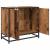 Dulap pentru Chiuveta de Baie cu ușă Lemn vechi 65 x 33 x 60 cm GartenMobel Dekor