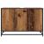Dulap pentru Chiuveta de Baie cu ușă Lemn vechi 90 x 33 x 60 cm GartenMobel Dekor