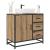 Dulap pentru Chiuveta de Baie stejar artizanal 65 x 33 x 60 cm GartenMobel Dekor