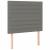 Pat box spring cu saltea, gri închis, 120x200 cm, textil GartenMobel Dekor