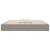 Cadru de pat otoman fără saltea Taupe 160x200 cm Material GartenMobel Dekor
