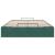 Cadru de pat otoman fără saltea Verde închis 120x190 cm catifea GartenMobel Dekor
