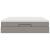 Cadru de pat otoman cu saltea Taupe 160x200cm Material GartenMobel Dekor