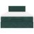 Pat otoman cu saltea, verde închis, 120x190 cm, catifea GartenMobel Dekor