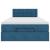 Pat otoman cu saltea, albastru închis, 120x190 cm, catifea GartenMobel Dekor