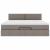 Cadru de pat otoman cu saltea Taupe 160x200cm Material GartenMobel Dekor