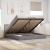 Cadru de pat otoman cu saltea Taupe 160x200cm Material GartenMobel Dekor