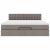 Cadru de pat otoman cu saltea Taupe 160x200cm Material GartenMobel Dekor