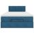 Pat otoman cu saltea și LED-uri, albastru închis, 120x190cm GartenMobel Dekor