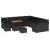 Set de canapele pentru grădină 13 pcs Negru poliratan GartenMobel Dekor