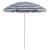 Parasol de Plajă Albastru și alb 161 x 193 cm Poliester GartenMobel Dekor