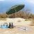 Parasol de Plajă Verde 161 x 193 cm Poliester GartenMobel Dekor
